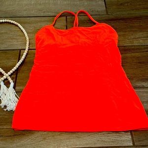 Lululemon orange tank top